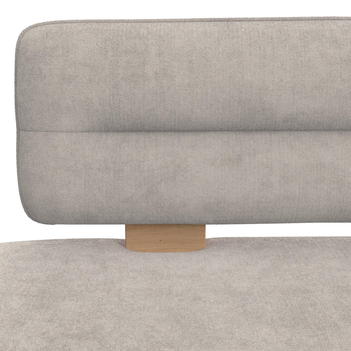 SITZBANK 120/87/67 cm Webstoff Beige  - Eichefarben/Beige, KONVENTIONELL, Textil (120/87/67cm) - James Wood