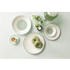 SPEISETELLER Weiß, Salbeigrün 26,5/2,5 cm Fleur Vert  - Salbeigrün/Weiß, MODERN, Keramik (26,5/2,5cm) - Villeroy & Boch