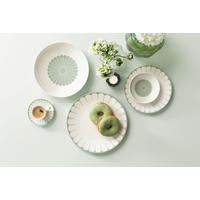 ESPRESSO-UNTERTASSE Fleur Vert  - Salbeigrün/Weiß, Design, Keramik (11,5/2cm) - Villeroy & Boch