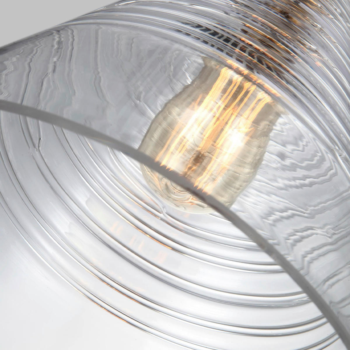 HÄNGELEUCHTE 29.5/59.4 cm  - Messingfarben, KONVENTIONELL, Glas/Metall (29.5/59.4cm) - Elstead Lighting