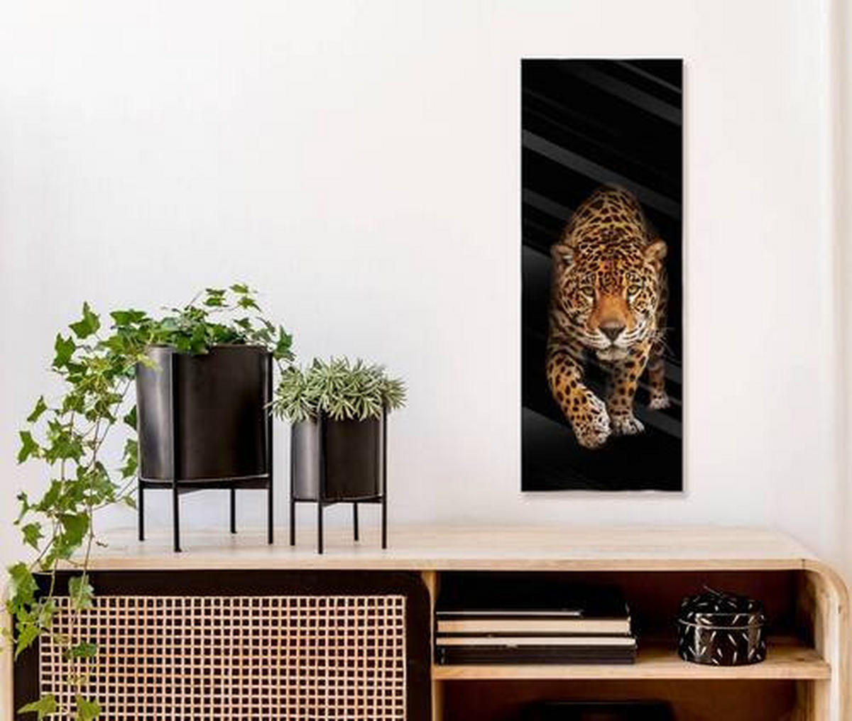 GLASBILD Tiere  - Multicolor, Design, Glas (30/80/1,40cm) - Euroart