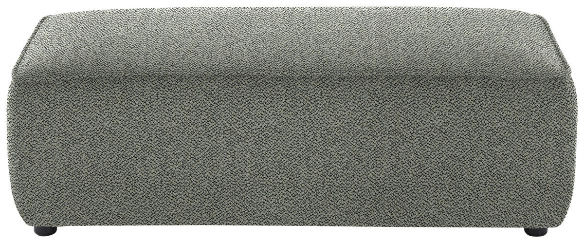 ECKSOFA in Flachgewebe Grau  341/164 cm  - Schwarz/Grau, Design, Kunststoff/Textil (341/164cm) - W.Schillig