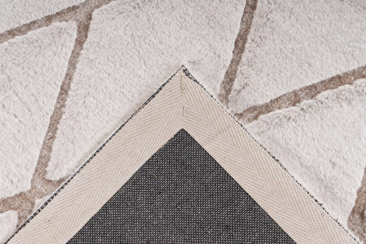BĚHOUN, 80/250 cm, bílá, béžová - bílá/béžová, Design, textil (80/250cm)