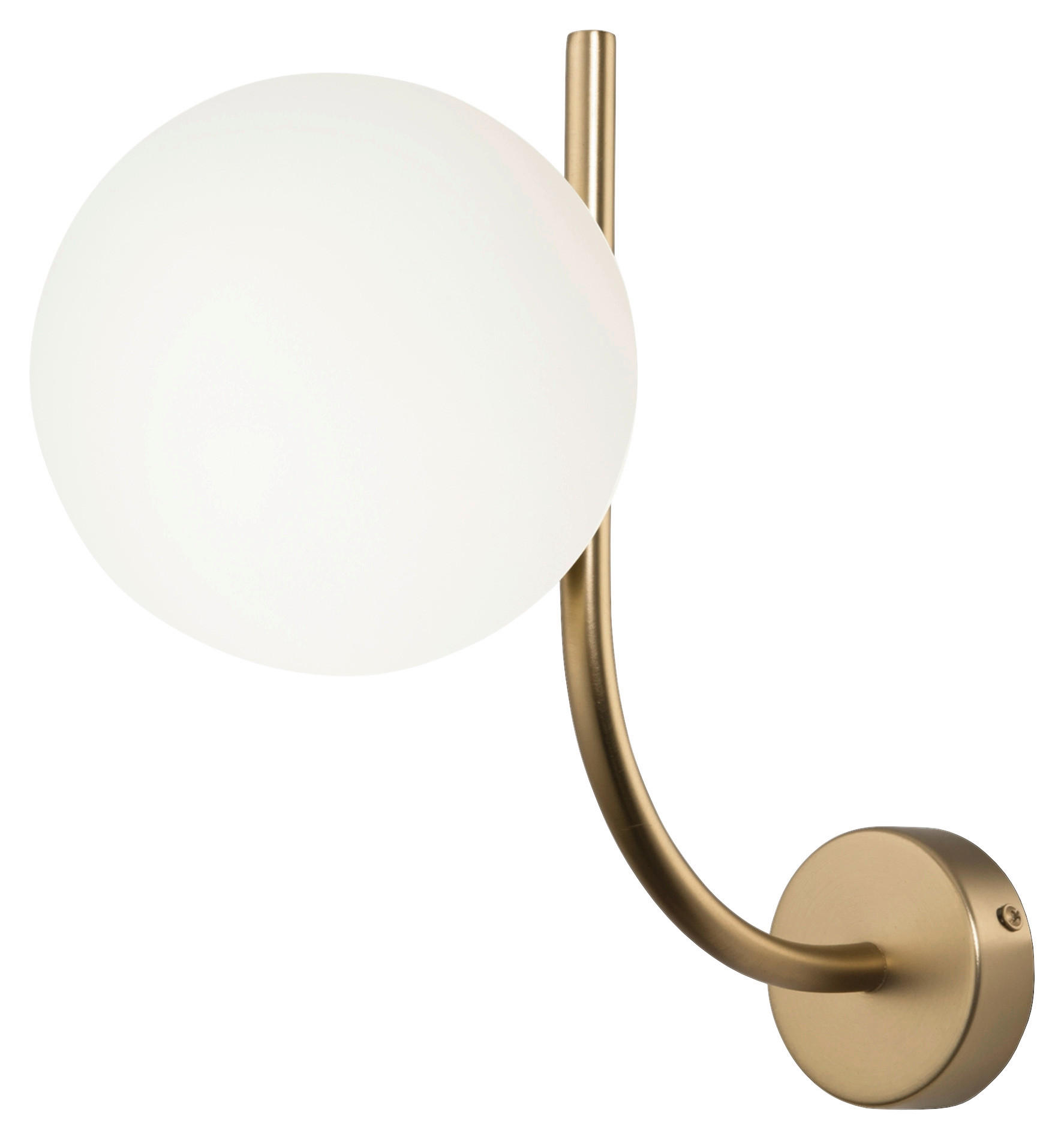 WANDLEUCHTE - Messingfarben, Basics, Glas/Metall (15/29/31cm) - MAYTONI