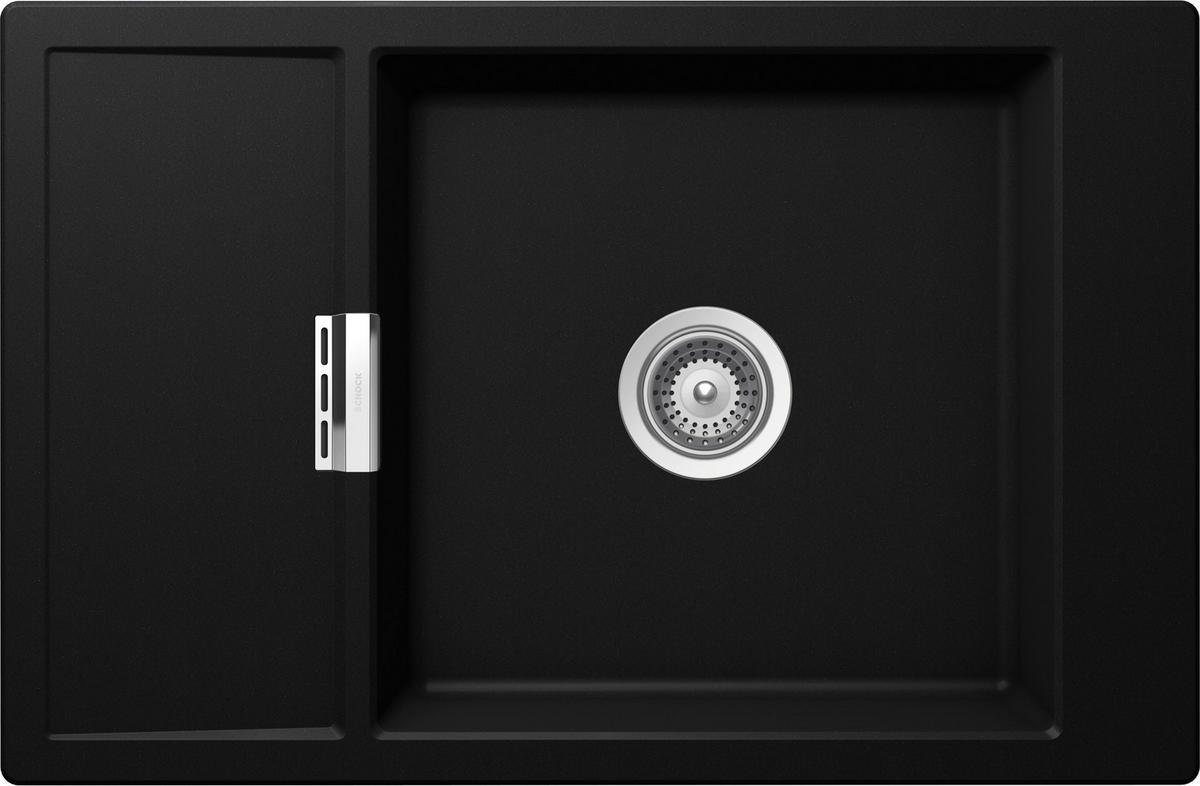 SPÜLE MOND100XSAPUR1  - Schwarz, Basics, Stein (78/51cm) - Schock