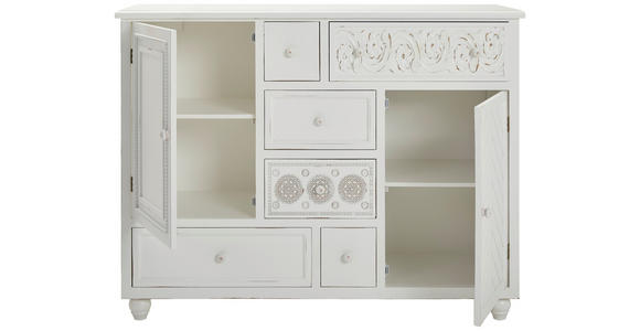 SIDEBOARD 123/95/39,5 cm  - Weiß, ROMANTIK / LANDHAUS, Holz/Holzwerkstoff (123/95/39,5cm) - Landscape