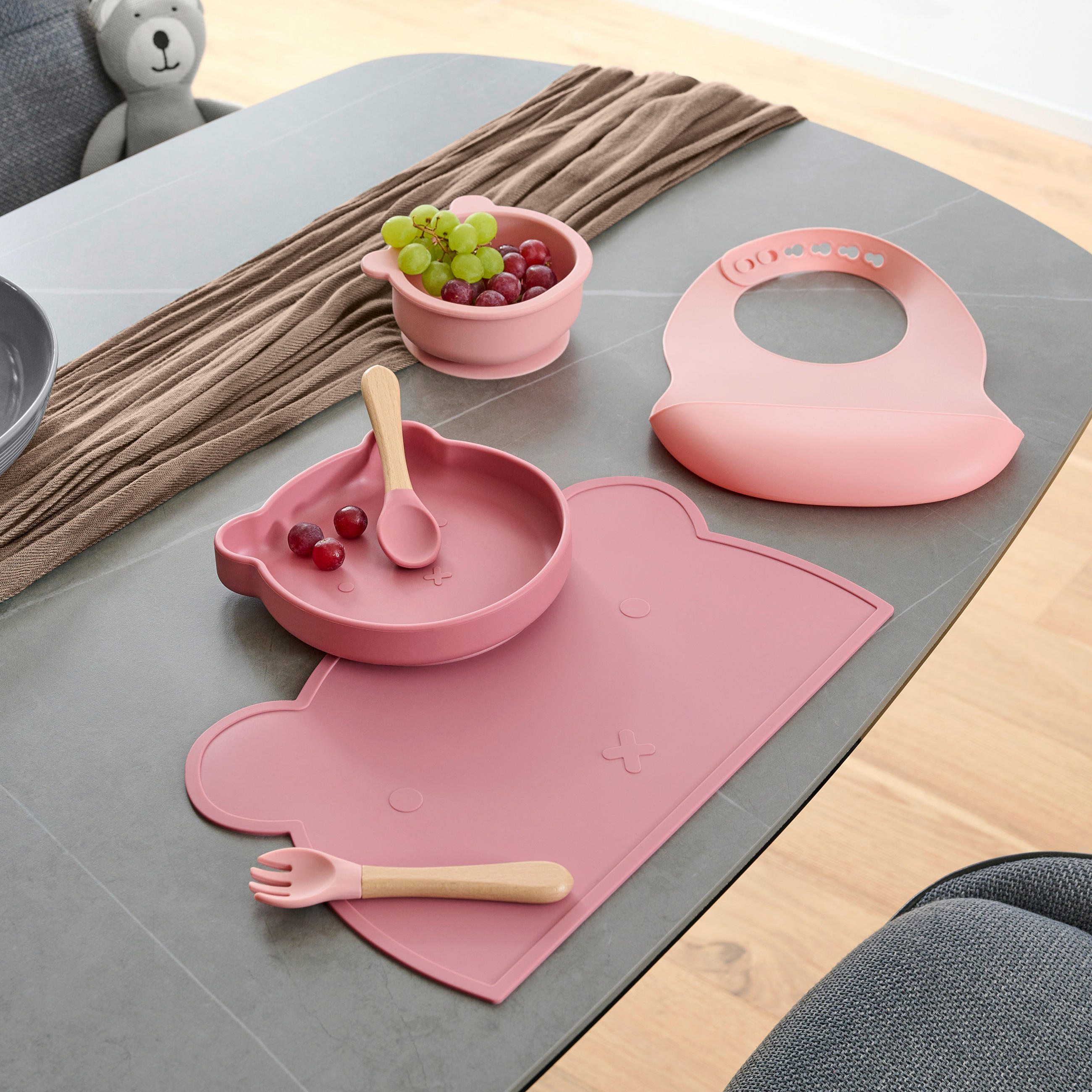 ESSSET  - Rosa, Trend, Holz/Kunststoff - Jimmylee