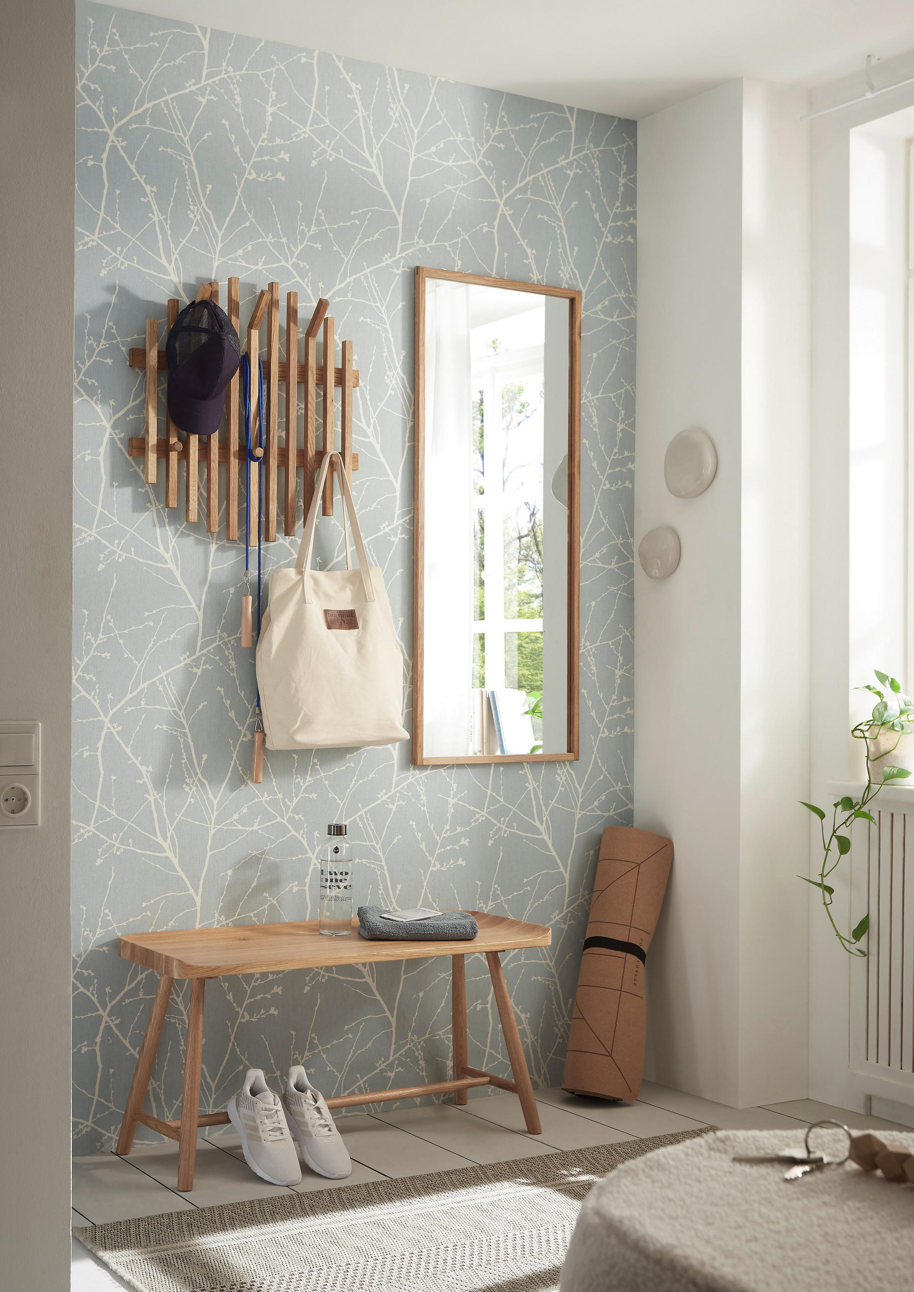 GARDEROBENPANEEL  in 58/60/11 cm  - Naturfarben, Basics, Holz (58/60/11cm)