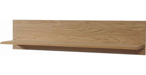 WANDBOARD in 110/25/25 cm Eichefarben  - Eichefarben, KONVENTIONELL, Holz (110/25/25cm) - Novel