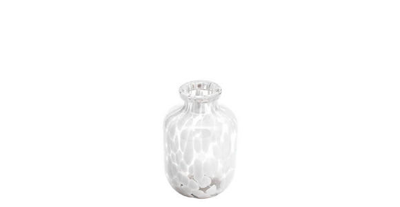 VASE 15 cm  - Weiß, Basics, Glas (10/15cm) - Ambia Home