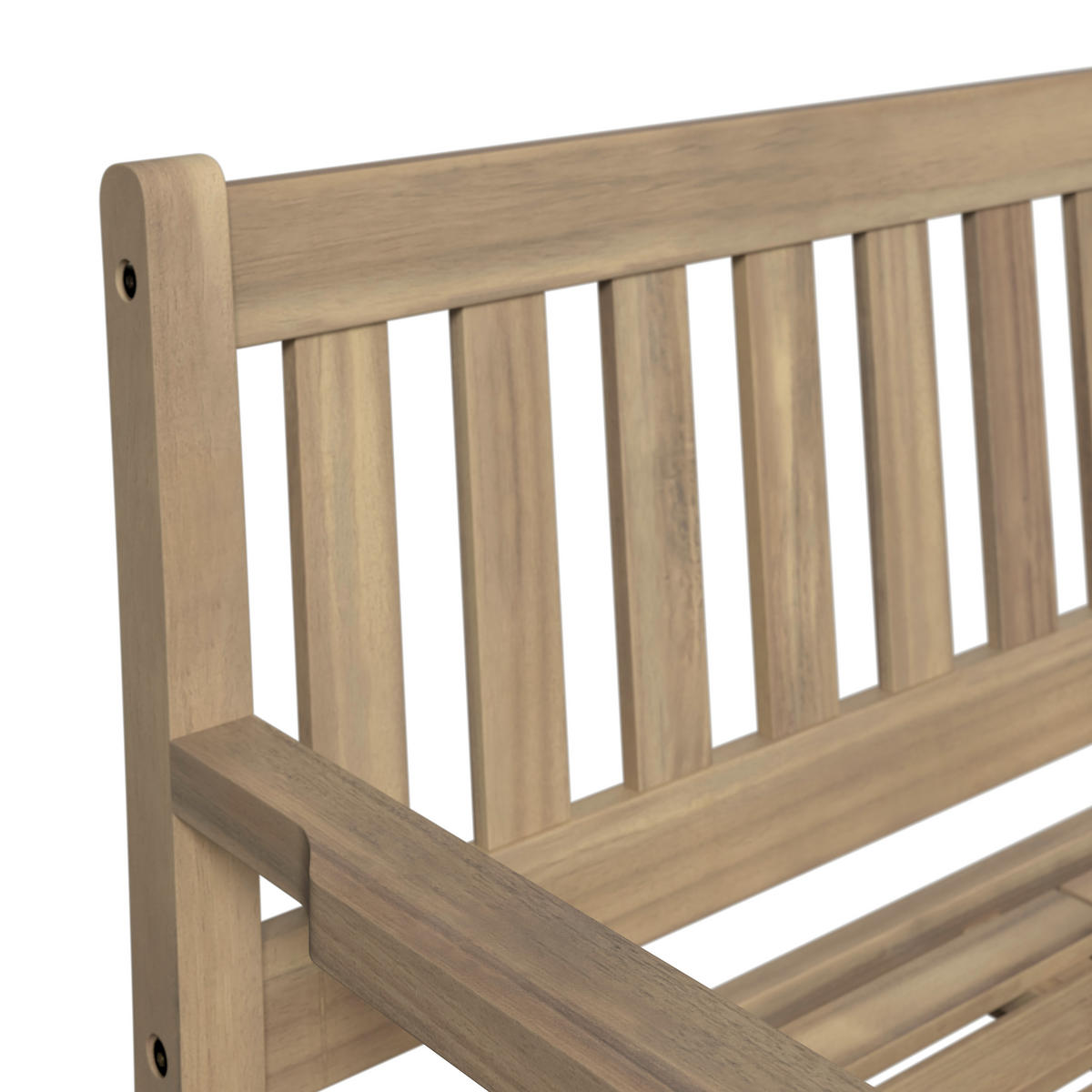 GARTENBANK 120/89/55 cm  in Akaziefarben  - Akaziefarben, ROMANTIK / LANDHAUS, Holz (120/89/55cm) - Ambia Garden