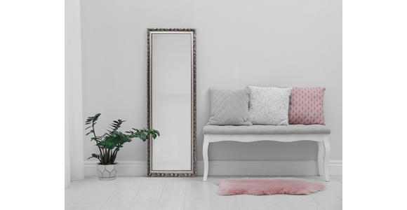 WANDSPIEGEL 50/150/3,5 cm  - Silberfarben, Trend, Glas/Holz (50/150/3,5cm) - Boxxx