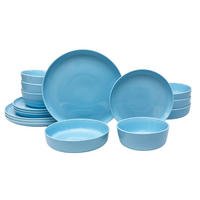 KOMBISERVICE Blau Colori blu 24-teilig 6 Personen  - Blau, Trend, Keramik - Novel