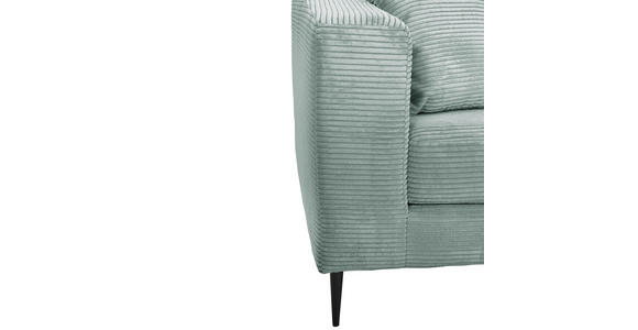 ECKSOFA Olivgrün Cord  - Schwarz/Olivgrün, KONVENTIONELL, Holz/Textil (212/155cm) - Carryhome