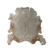 FLACHWEBETEPPICH Glam 110 Elfenbein / Gold Creme, Goldfarben  - Goldfarben/Creme, KONVENTIONELL, Leder (1.35qm)