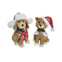 ANIMĂLUț DECORATIV - alb/roșu, Lifestyle, plastic/materiale naturale (23/34/20cm) - X-Mas