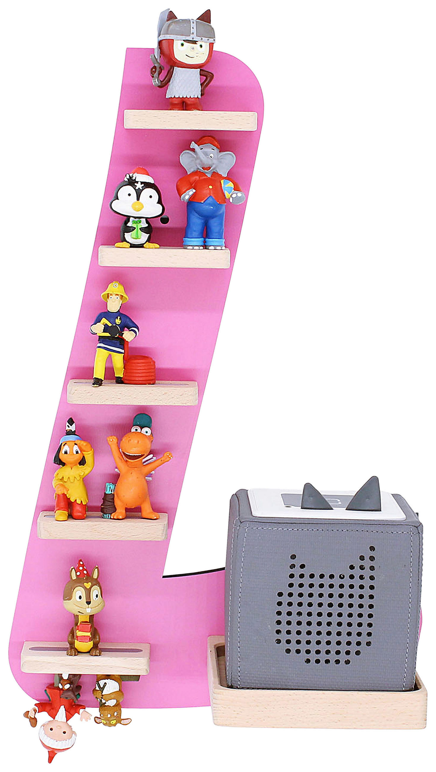 KINDERREGAL Pink  - Pink, MODERN, Holzwerkstoff (32/47/19cm) - MID.YOU