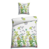 BETTWÄSCHE Seersucker 155/220 cm  - Grün, Design, Textil (155/220cm) - Florella