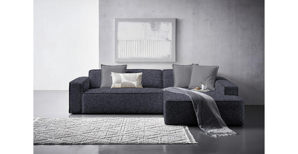 ECKSOFA in Chenille Anthrazit  - Dunkelgrau/Anthrazit, KONVENTIONELL, Kunststoff/Textil (280/188cm) - Carryhome