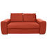 SCHLAFSOFA in Textil Orange - Chromfarben/Orange, Design, Holz/Textil (199/92/97cm) - Hom`in SCHLAFSOFA in Textil Orange - Chromfarben/Orange, Design, Holz/Textil (199/92/97cm) - Hom`in