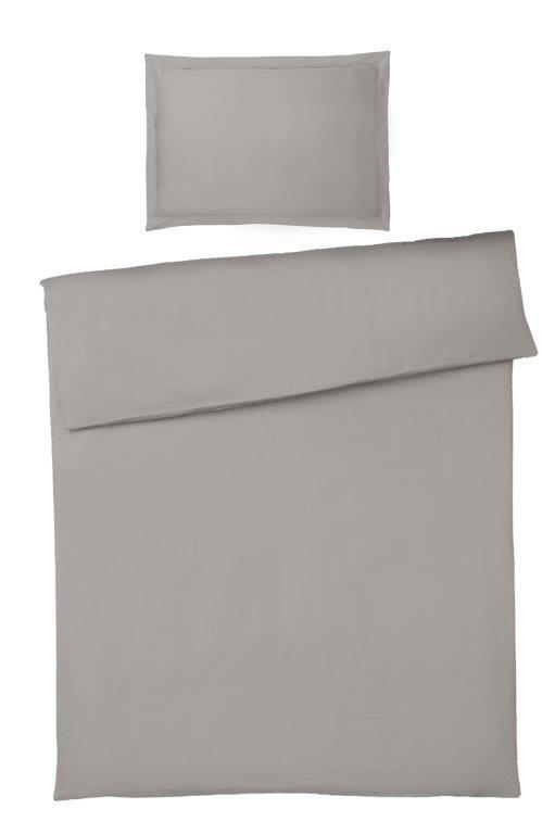 POSTELJNINA 200/200 cm saten siva  - siva, Konvencionalno, tekstil (200/200cm) - Dieter Knoll