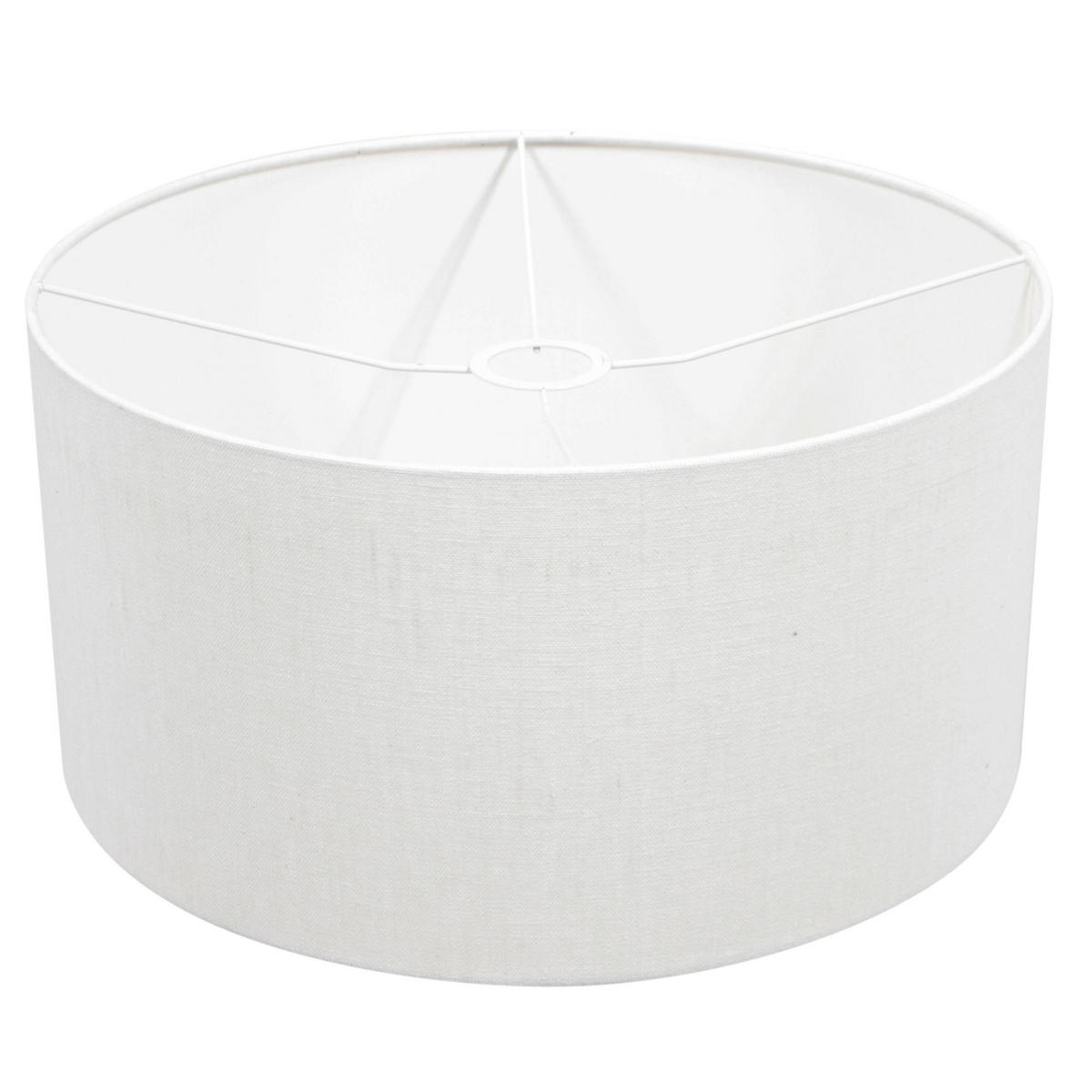 TISCHLEUCHTE - Weiss/Schwarz, Trend, Textil/Metall (40/71/24cm)