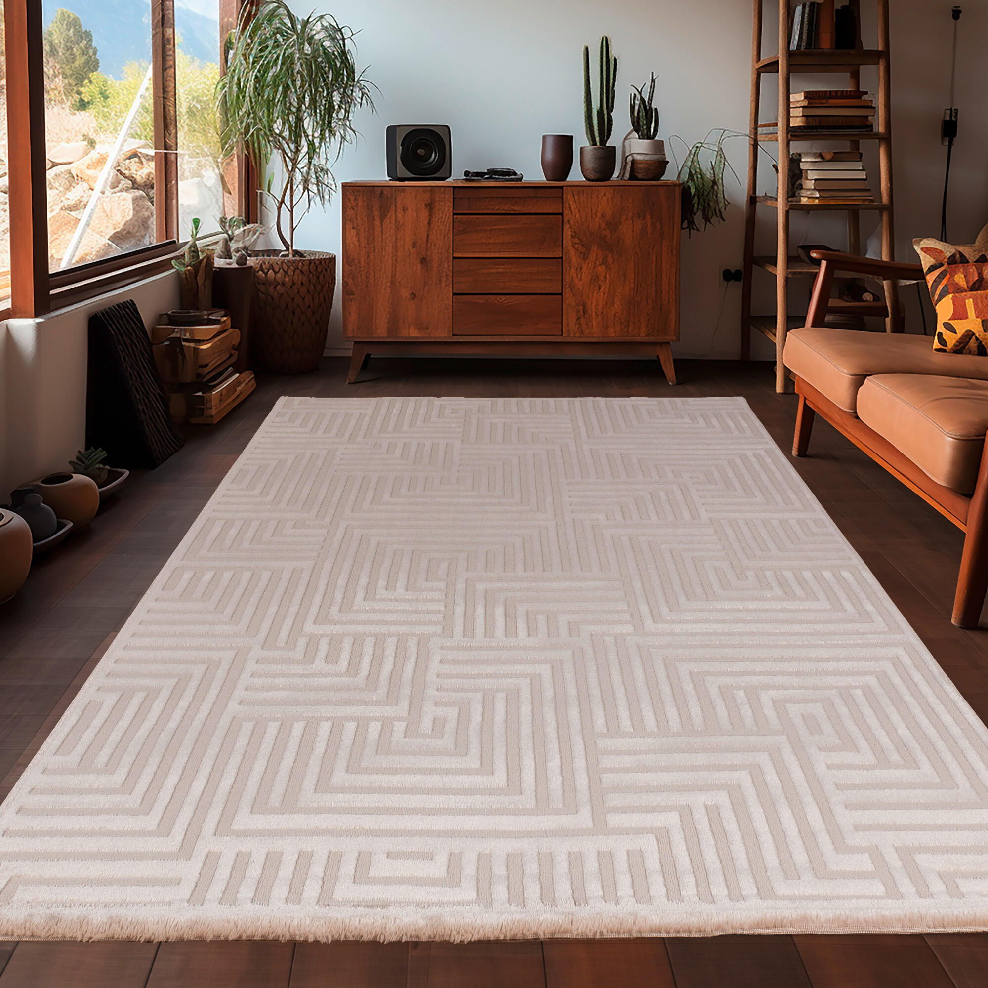 WEBTEPPICH 160/230 cm Sahara Beige  - Beige, Design, Textil (160/230cm) - Novel
