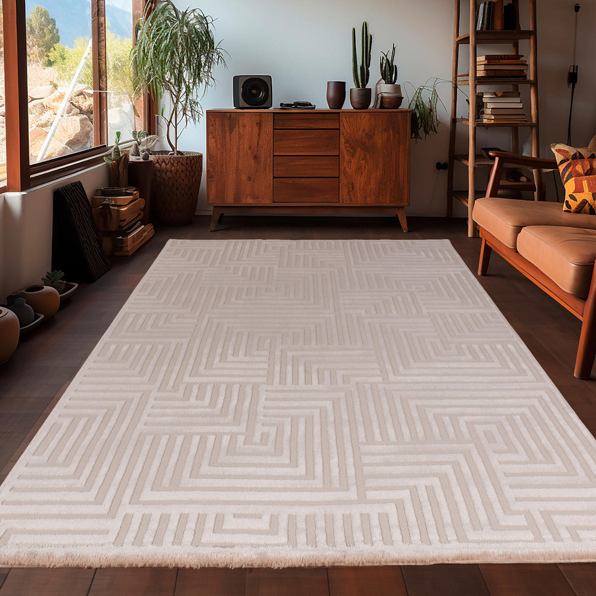 WEBTEPPICH 160/230 cm Sahara Beige  - Beige, Design, Textil (160/230cm) - Novel