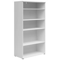 REGAL  80/147/40 cm Weiss  - Weiss/Anthrazit, Modern, Holzwerkstoff/Kunststoff (80/147/40cm) - Carryhome
