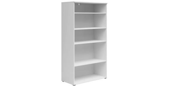 REGAL 80/147/40 cm Weiß - Anthrazit/Weiß, MODERN, Holzwerkstoff/Kunststoff (80/147/40cm) - Carryhome