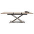 ESSTISCH in Holz, Metall 140(190)/100/77 cm - Edelstahlfarben/Eichefarben, Design, Holz/Metall (140(190)/100/77cm) - Dieter Knoll ESSTISCH in Holz, Metall 140(190)/100/77 cm - Edelstahlfarben/Eichefarben, Design, Holz/Metall (140(190)/100/77cm) - Dieter Knoll
