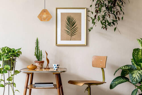 HÄNGELEUCHTE 35/120 cm - Schwarz/Naturfarben, Natur, Naturmaterialien/Kunststoff (35/120cm) - Globo