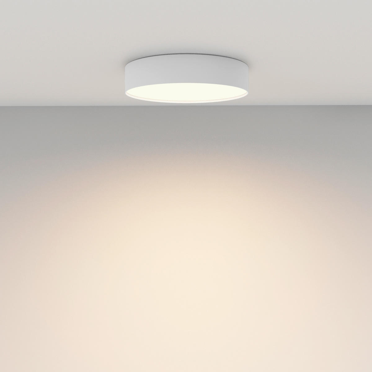 DECKENLEUCHTE Ceiling 30/6 cm  - Weiß, Design, Metall (30/6cm) - MAYTONI
