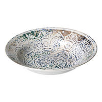 PASTATELLER Blau, Braun, Creme 29 cm LUIGI  - Blau/Creme, LIFESTYLE, Keramik (29cm) - Ritzenhoff Breker