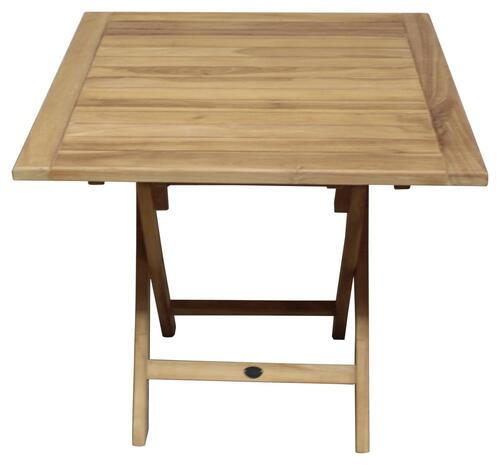 GARTENTISCH 80/80/74 cm Holz quadratisch  - Naturfarben, LIFESTYLE, Holz (80/80/74cm) - Zebra 
