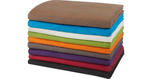 TAGESDECKE 220/240 cm - Anthrazit, Basics, Textil (220/240cm) - Boxxx