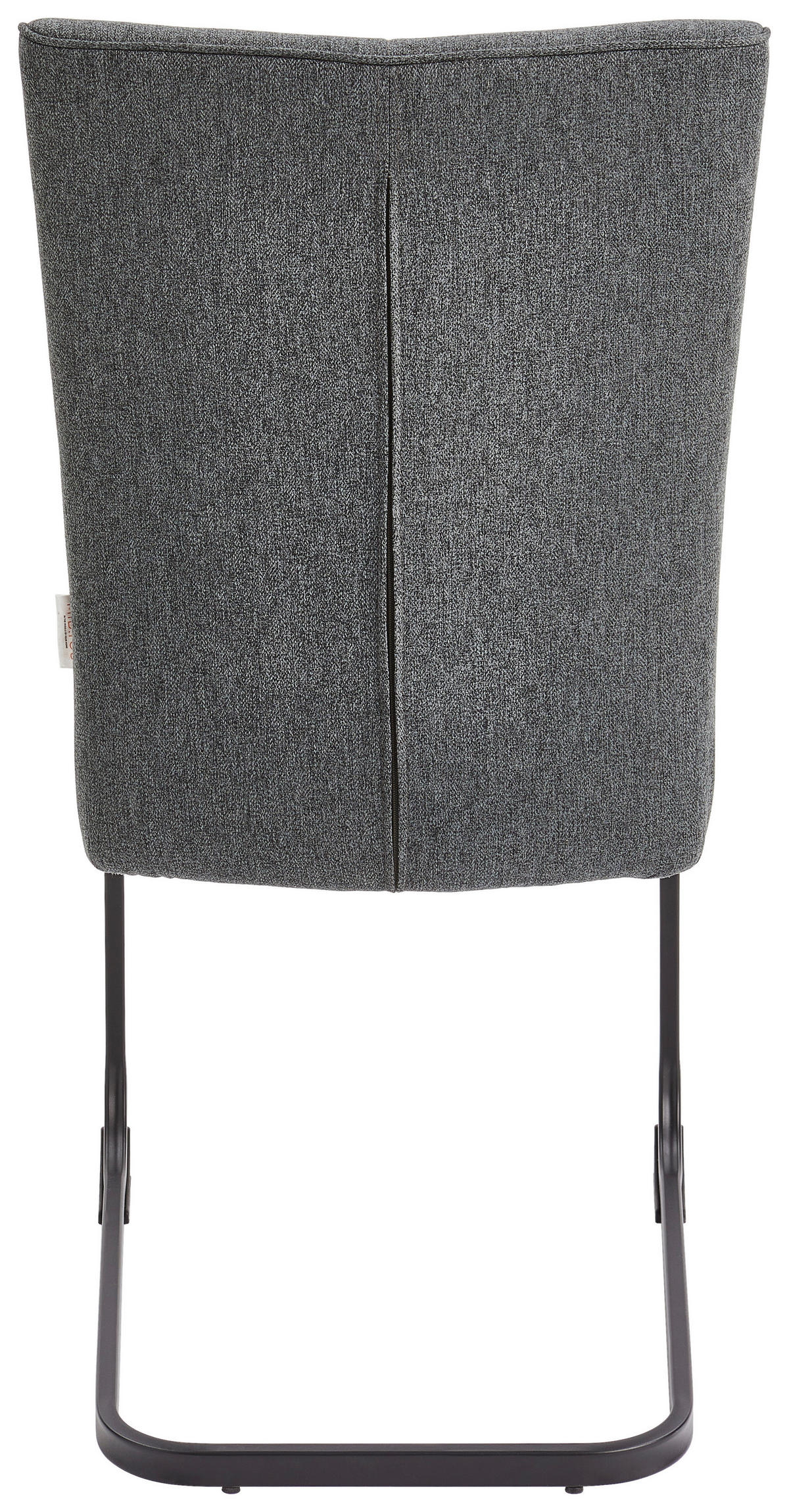 SCHWINGSTUHL  in Eisen Webstoff  - Dunkelgrau/Schwarz, MODERN, Holz/Textil (46/94/60cm) - MID.YOU