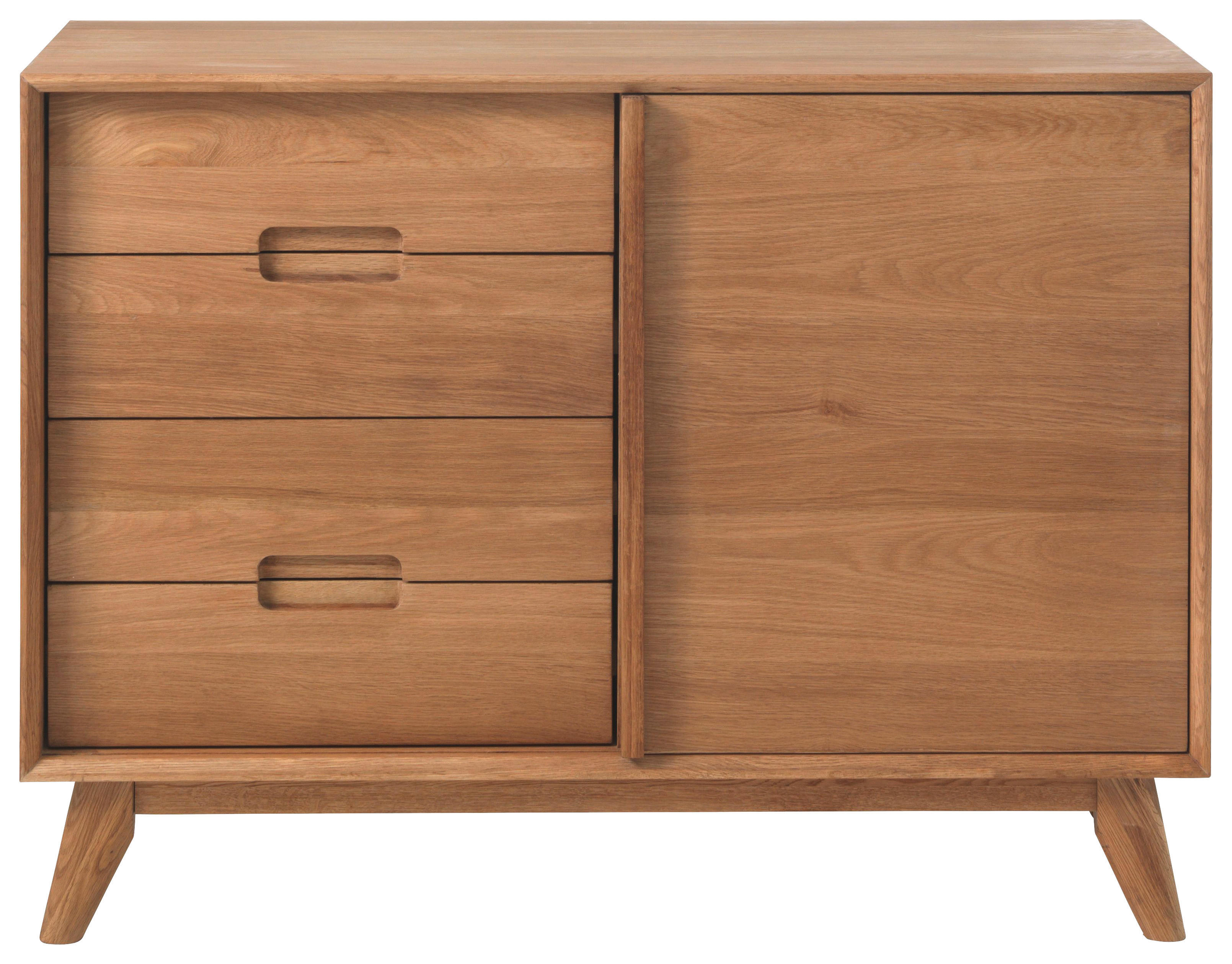 SIDEBOARD Eichefarben  108/80/45 cm  - Eichefarben, Design, Holzwerkstoff (108/80/45cm) - Linea Natura