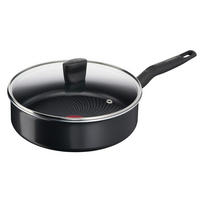 SCHMORPFANNE Tefal 24 cm  - Schwarz, Basics, Metall (24cm) - Tefal