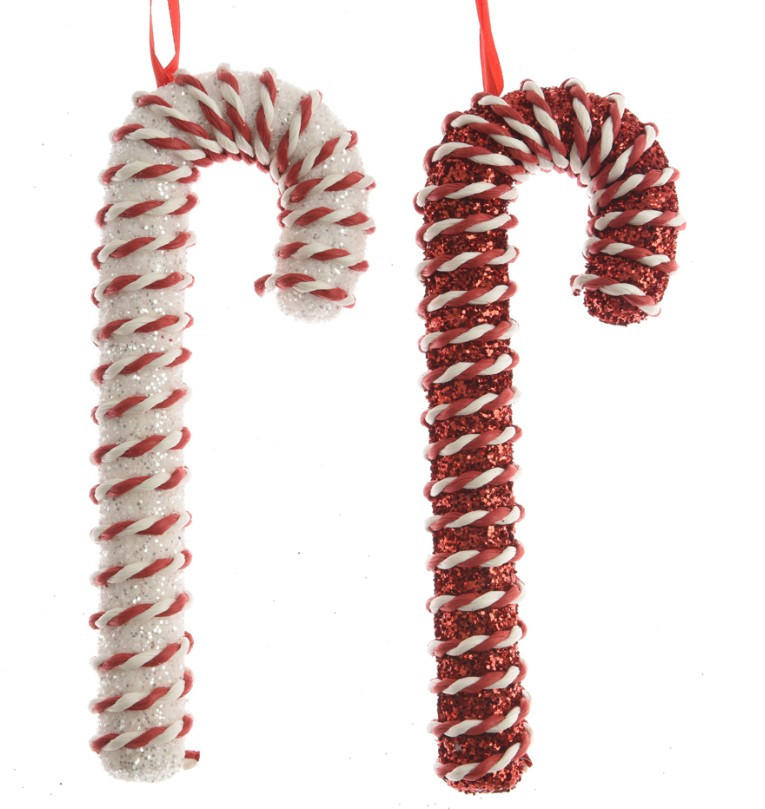 VIANOČNÁ OZDOBA - biela/červená, Basics, plast (3,00/8,00/20,50cm) - X-Mas