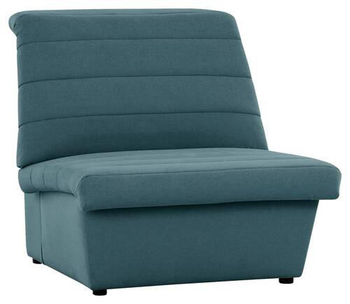 SESSEL Webstoff Petrol    - Petrol/Schwarz, Design, Kunststoff/Textil (92/92/103cm) - LOOKS by W.Joop