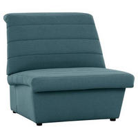SESSEL in Webstoff Petrol  - Petrol/Schwarz, Design, Kunststoff/Textil (92/92/103cm) - LOOKS by W.Joop