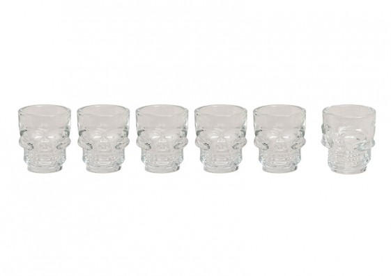 SCHNAPS-GLÄSERSET 6-teilig 0,02 ml  - Klar, Basics, Glas (5/6/4cm)