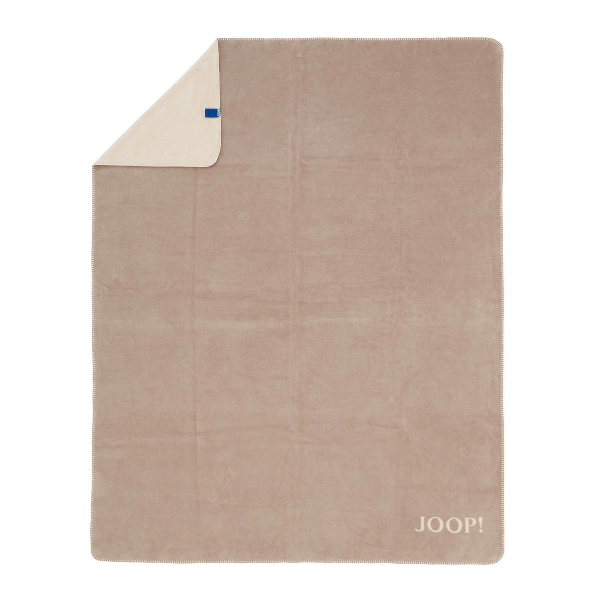 WOHNDECKE Uni Doubleface 150/200 cm  - Sandfarben/Creme, Basics, Textil (150/200cm) - Joop!