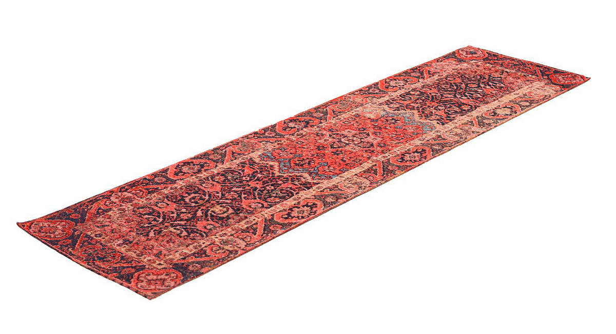 FLACHWEBETEPPICH 60/230 cm Rot  - Rot, Design, Textil (60/230cm) - Tom Tailor