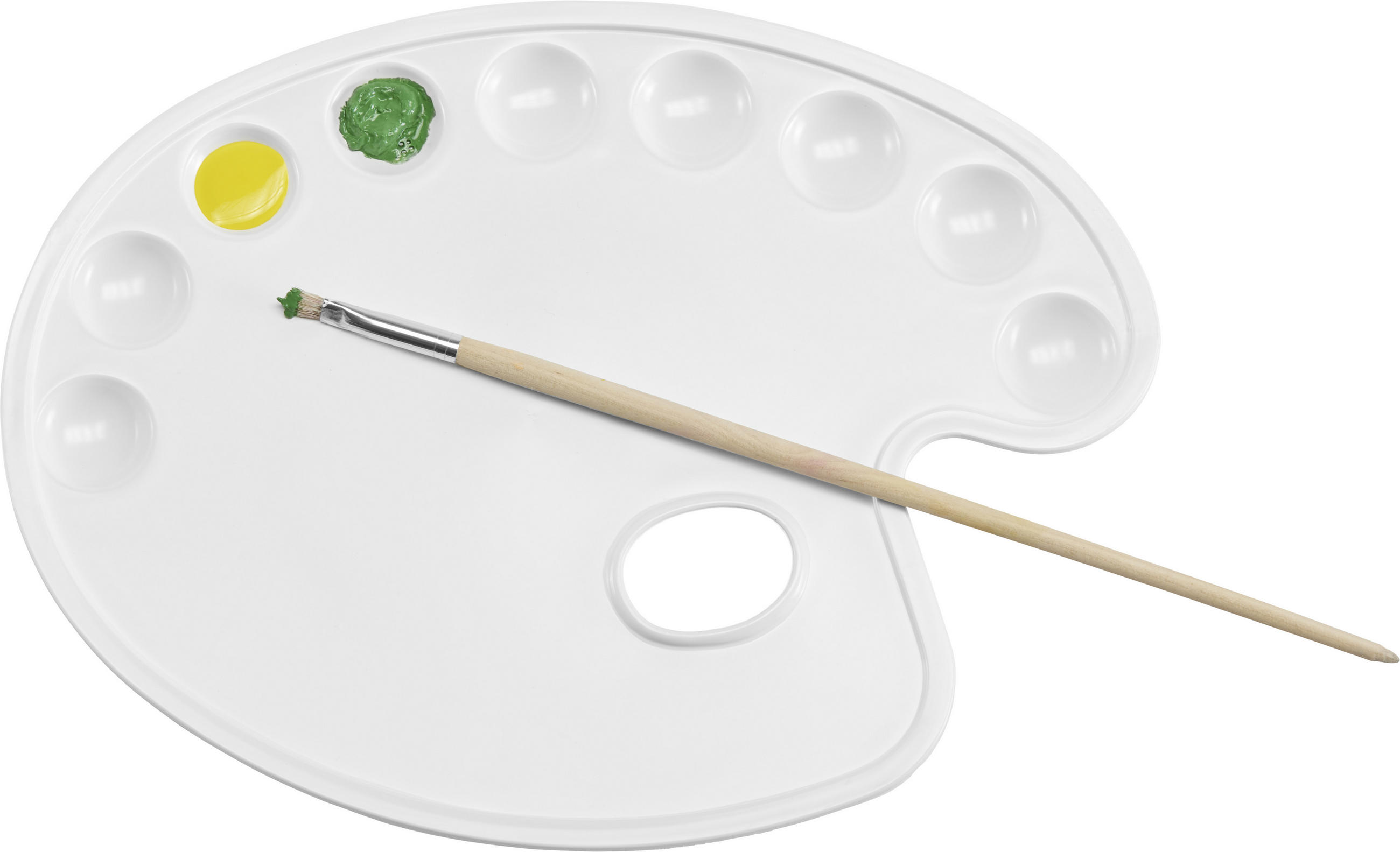 MISCHPALETTE - Weiß, Basics, Kunststoff (22/29cm)