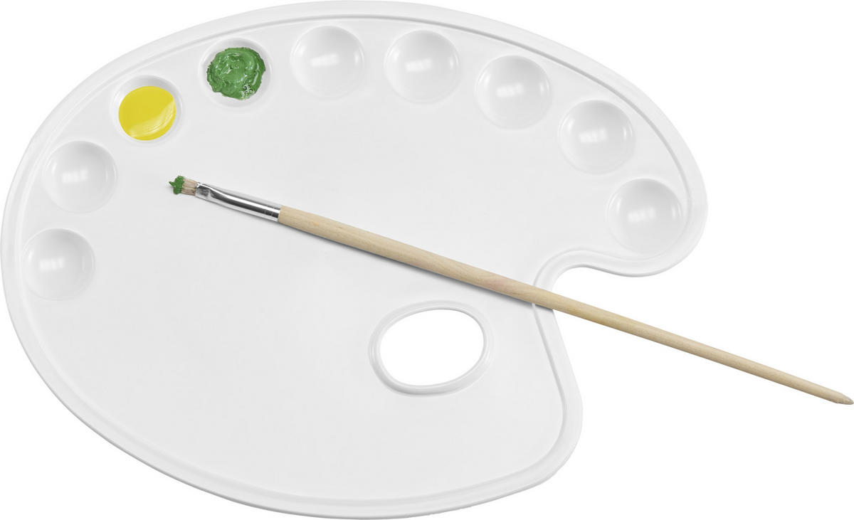 MISCHPALETTE - Weiß, Basics, Kunststoff (22/29cm)
