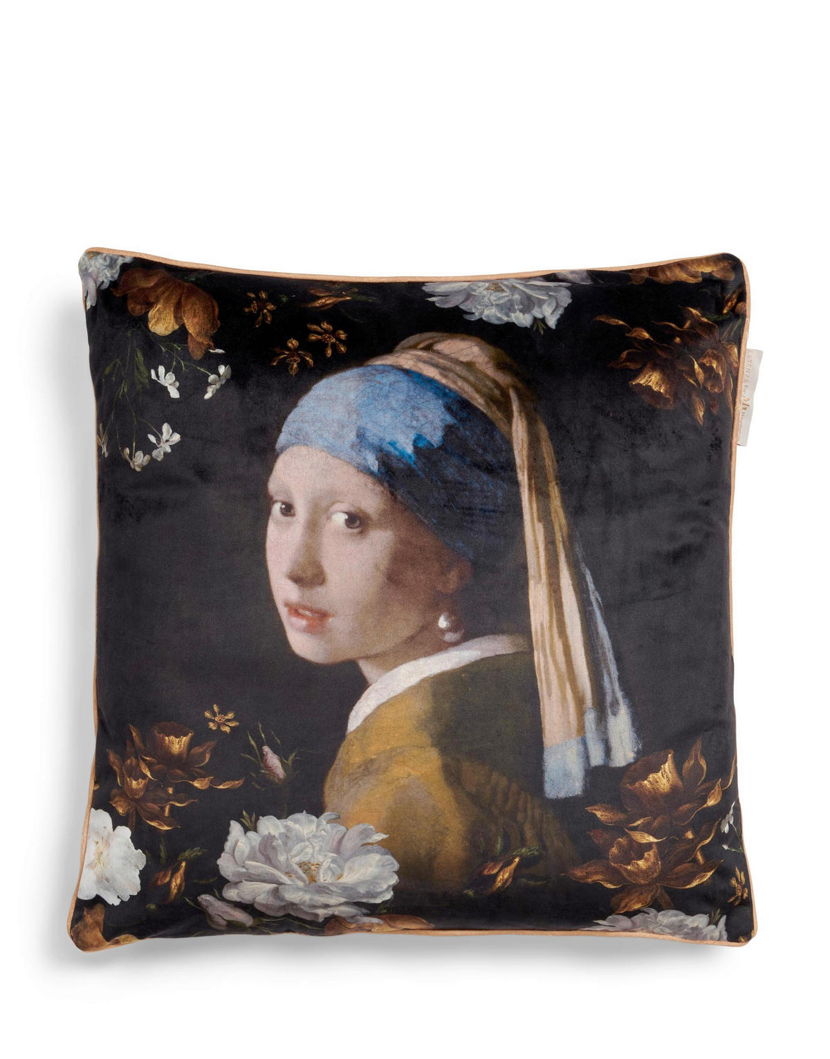 UKRASNI JASTUK 50/50 cm    - crna, Konvencionalno, tekstil (50/50cm) - Essenza