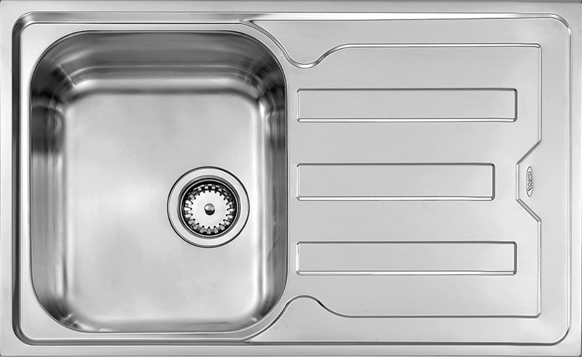 SPÜLE 103878  - Edelstahlfarben, Basics, Metall (87/51/21cm) - HKT