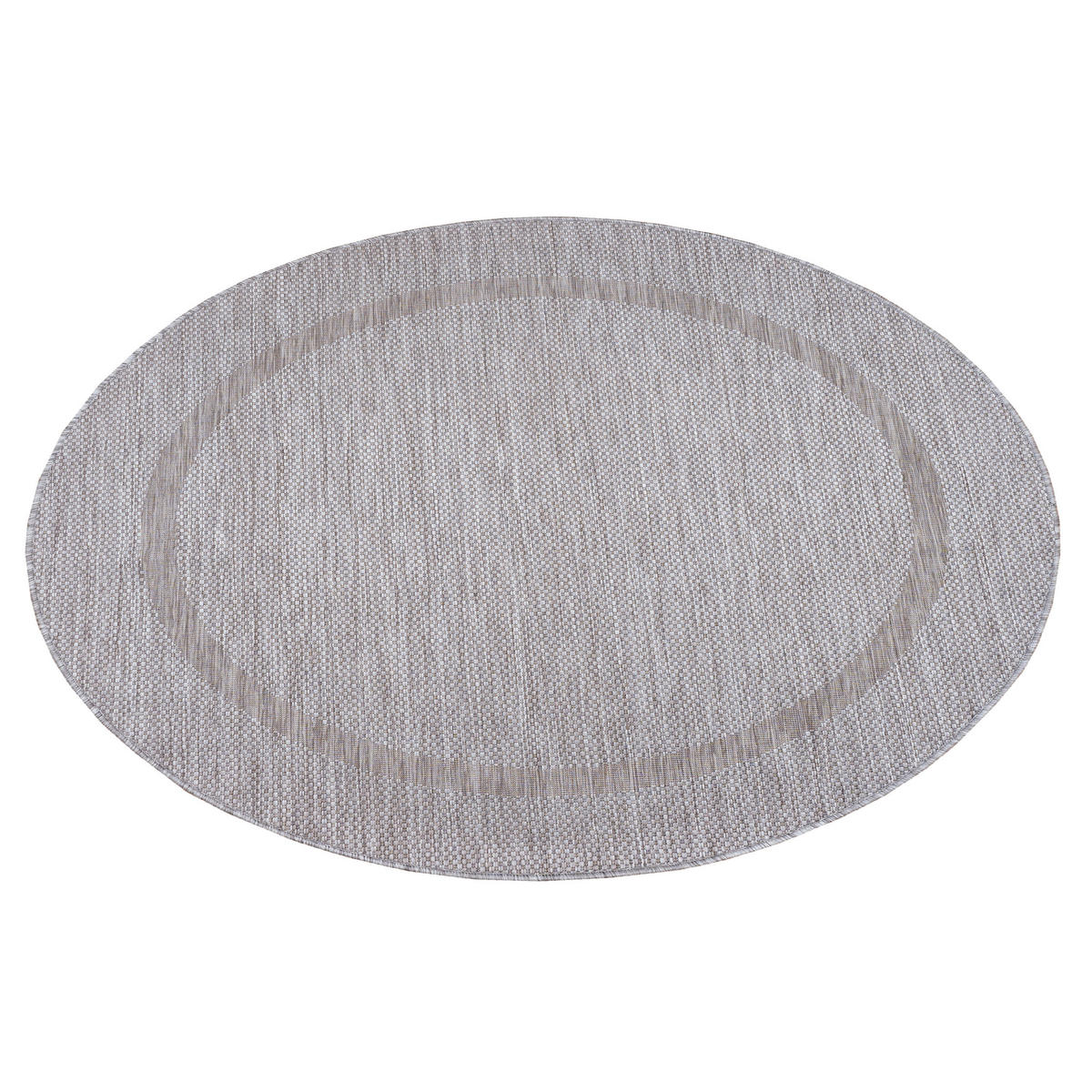 FLACHWEBETEPPICH 160/160 cm Relax Silberfarben  - Silberfarben, Basics, Textil (160/160cm) - Novel